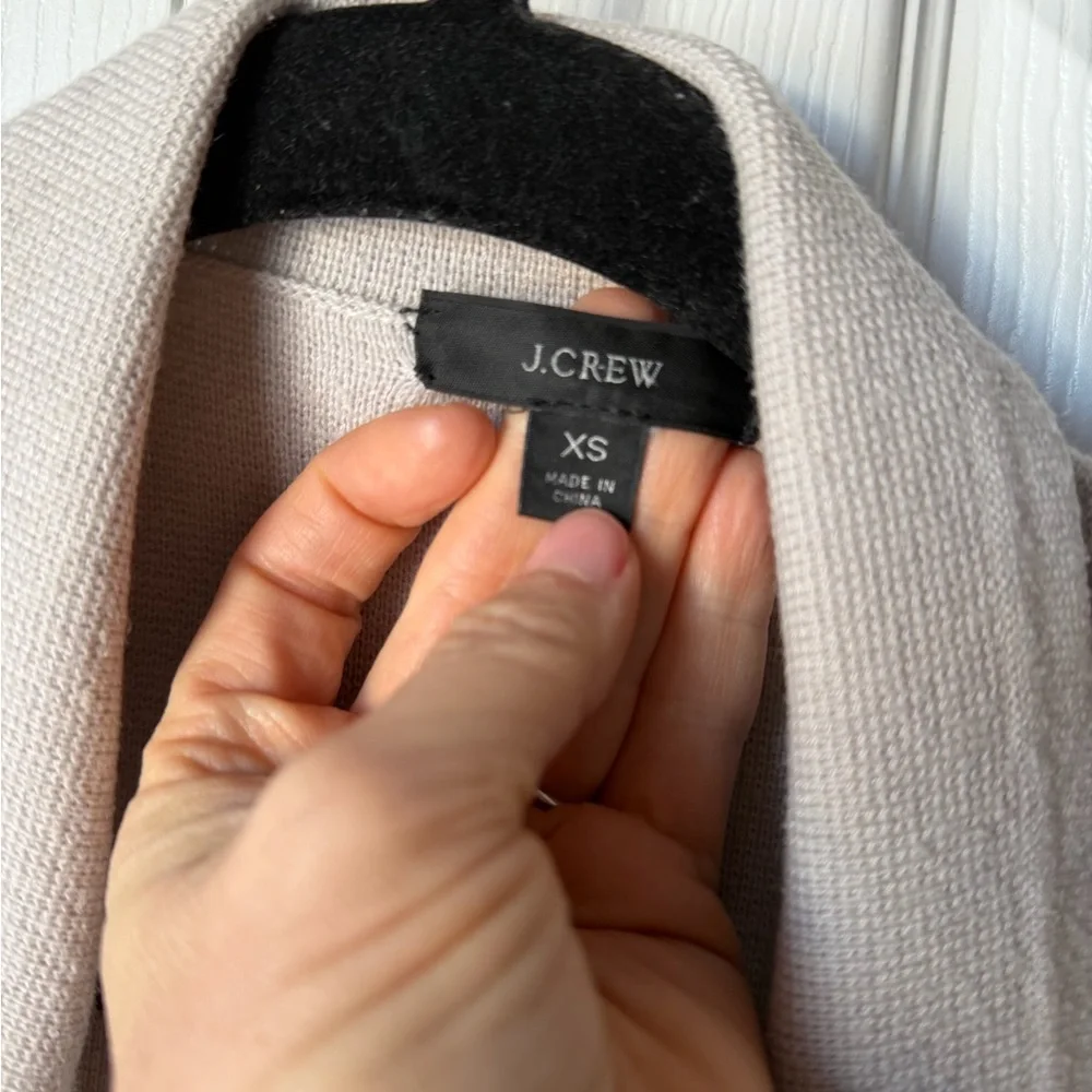 J crew Cream Open Front Cardigan - Picture 4 of 5